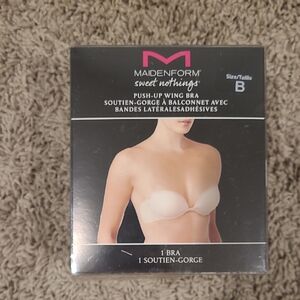 Maidenform Sweet Nothings Push-Up Wing Bra - Nude
